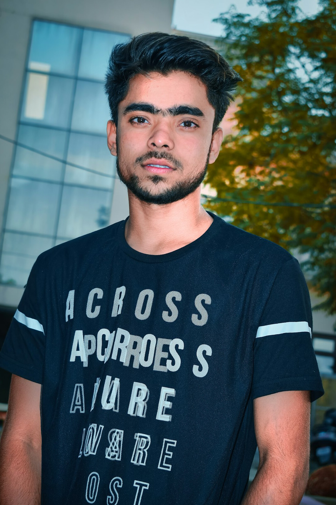 Portrait of the founder of a coding school